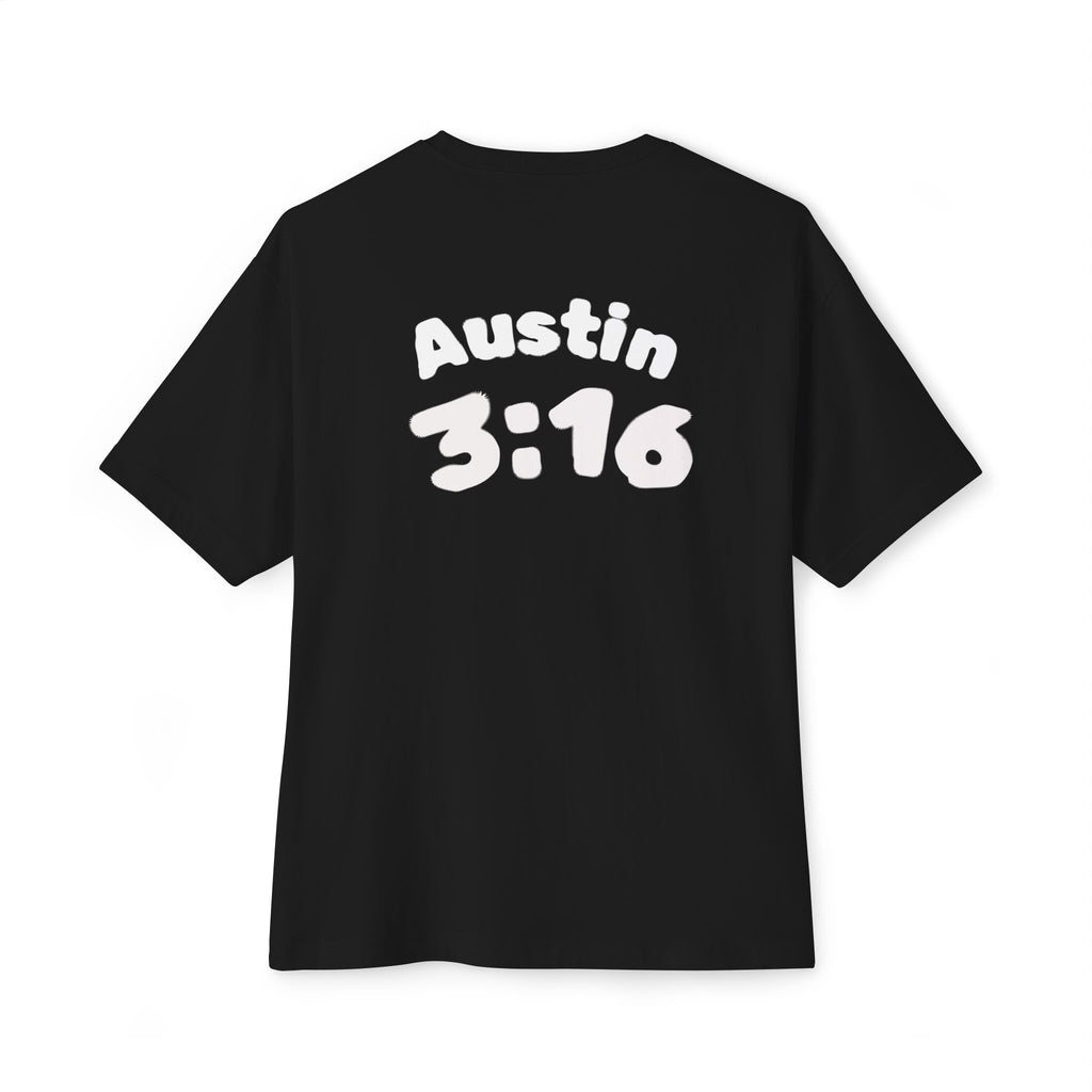 Boxy Tee — Retro Wrestling Photo Graphic Shirt