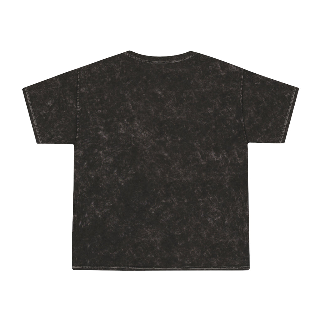 Mineral Wash T-Shirt — Bloody Fighter Middle Finger Graphic