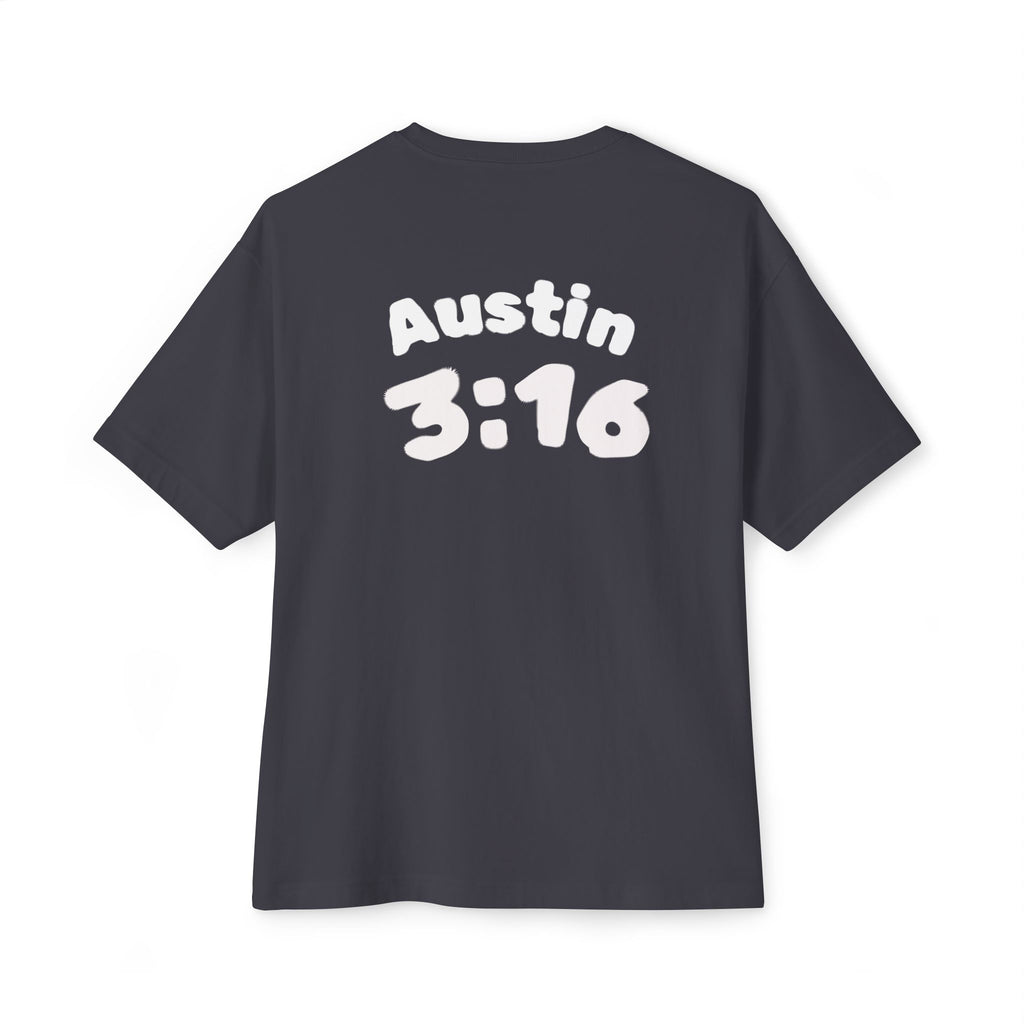Boxy Tee — Retro Wrestling Photo Graphic Shirt