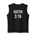 Austin 3:16 Muscle Tank — Stone Cold Skull Graphic Sleeveless Tee