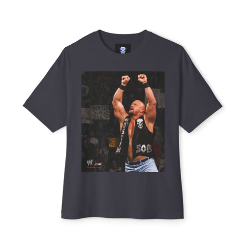 Boxy Tee — Retro Wrestling Photo Graphic Shirt