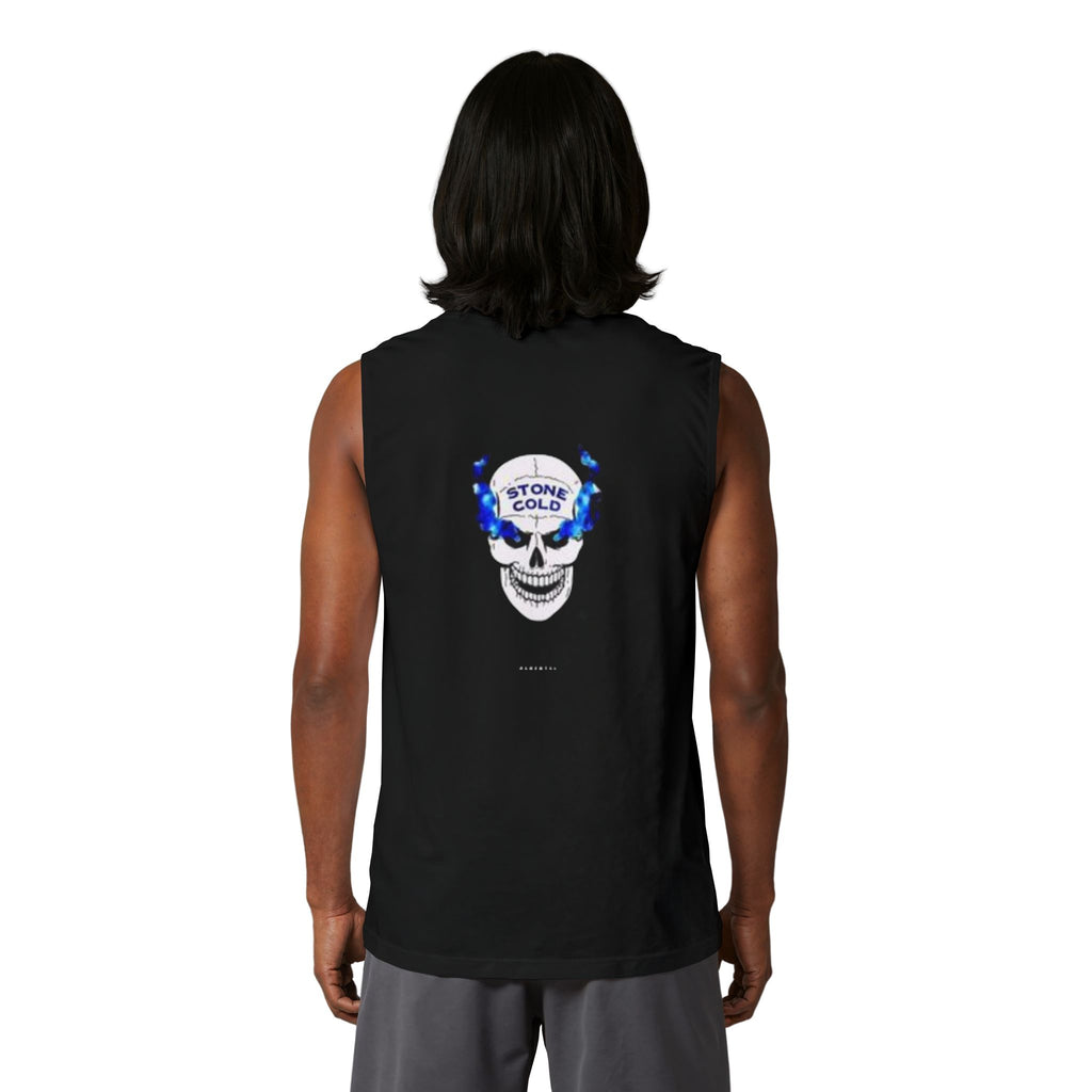 Austin 3:16 Muscle Tank — Stone Cold Skull Graphic Sleeveless Tee